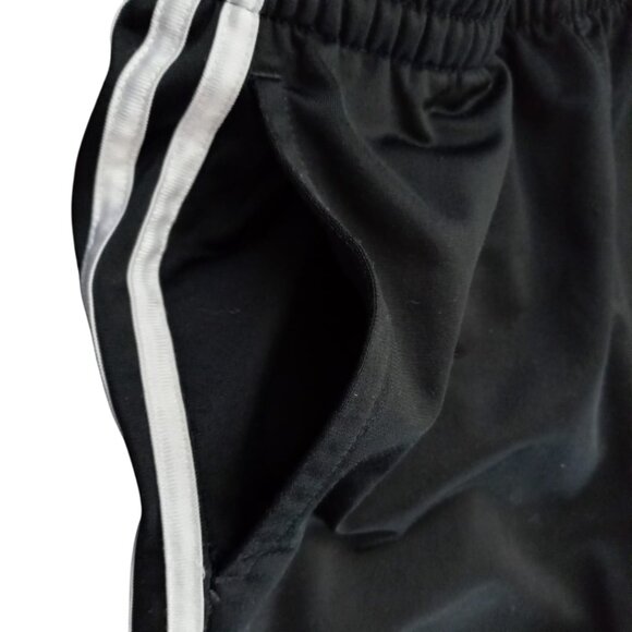 Adidas Black Athletic Track Pants - Kids Size M (10/12) - Picture 6 of 7